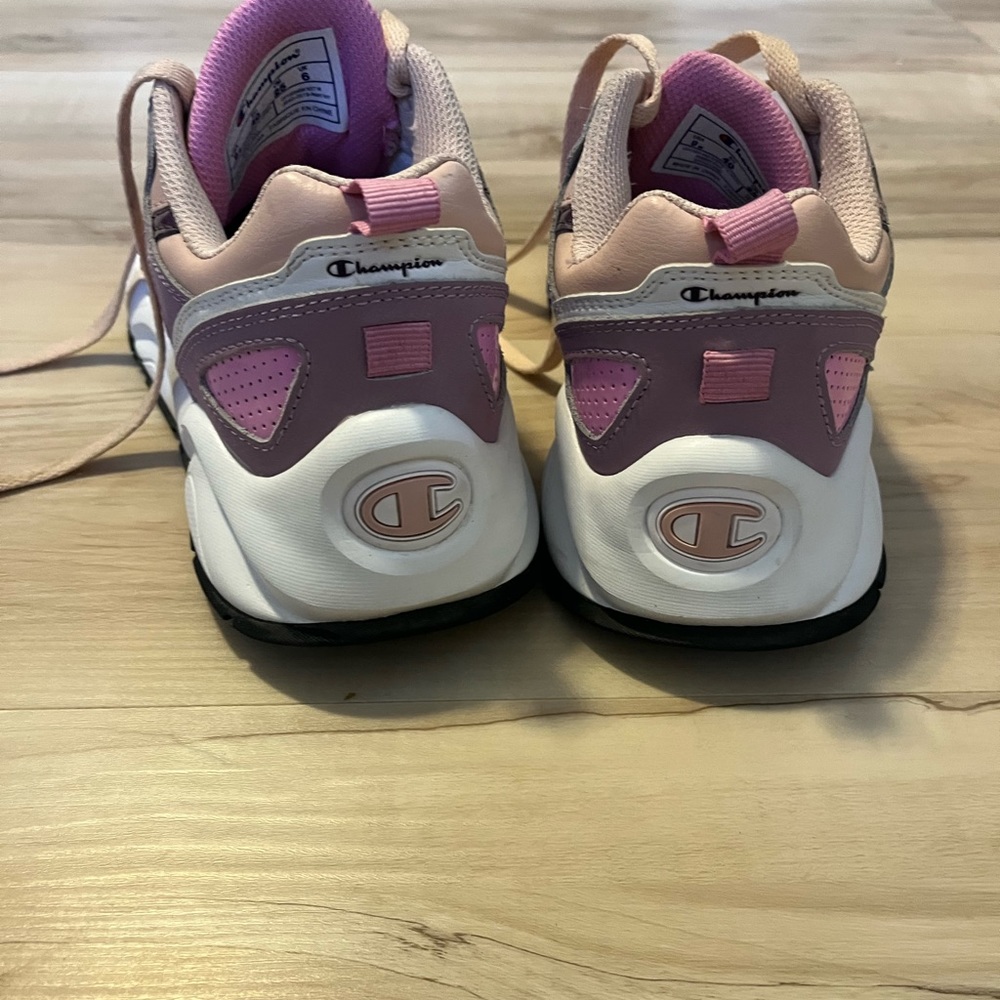 Size 9 Champion brand sneakers.